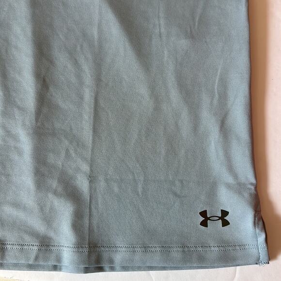 Under Armour RUSH Vent T-Shirt NEW Slate Blue Fitted Stretch Mesh Size L - Picture 10 of 12